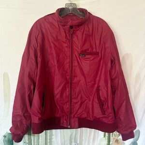 Vintage 80s Member's Only Jacket by Europe Craft Burgundy Red Fall 🌵42